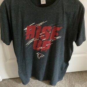 Men’s GILDAN Atlanta Falcons Gray Short Sleeve Tee Size XL